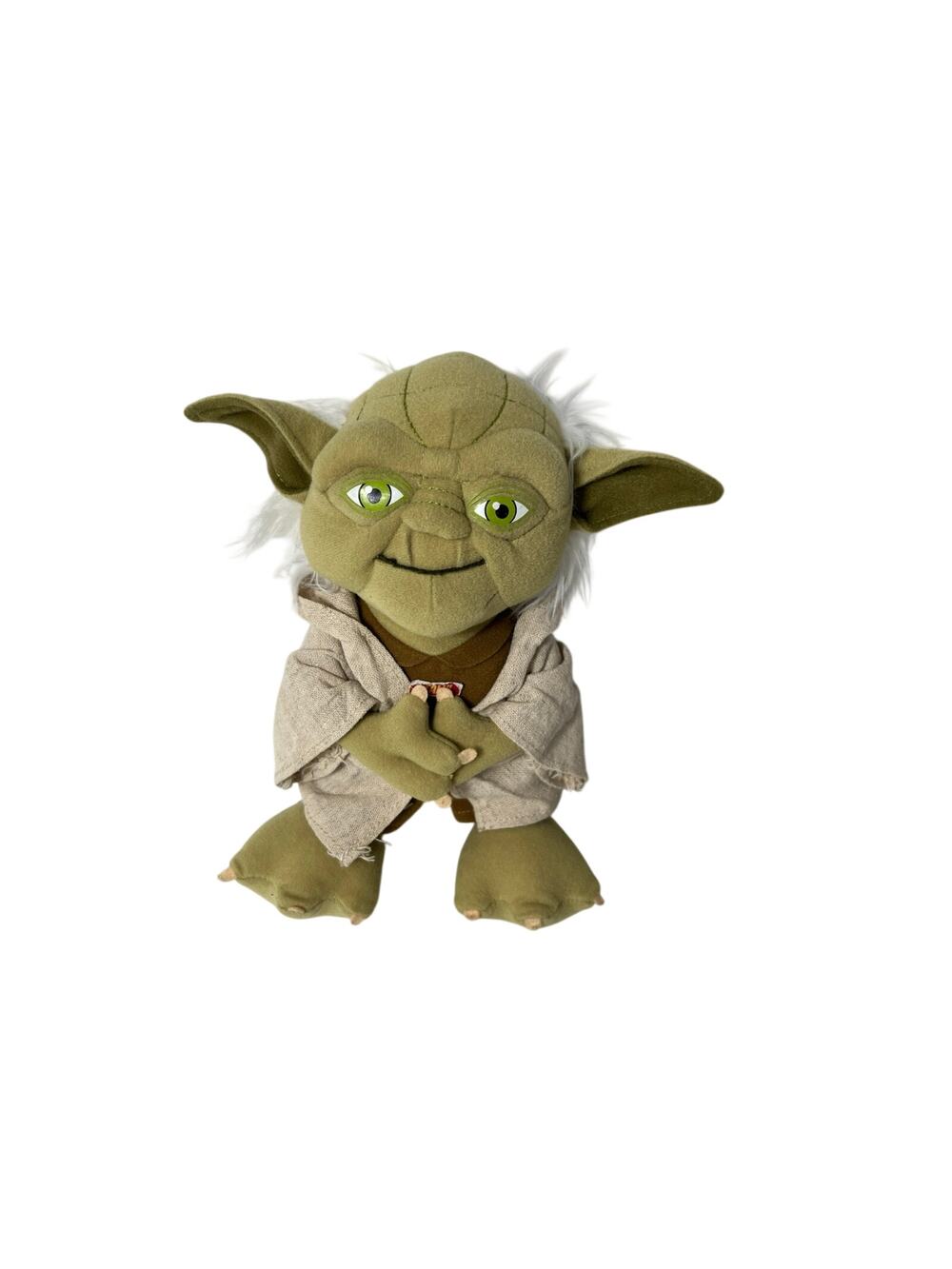 Star Wars talking Yoda plush toy collectible green / tan 9"